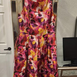 Evan Picone Floral Party Dress Size 12